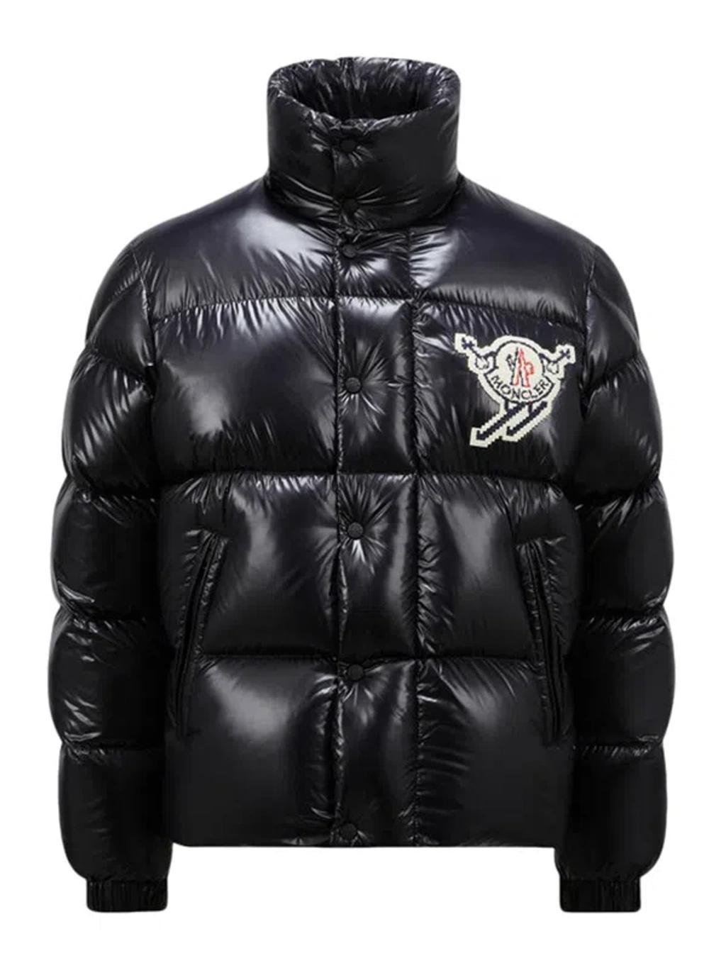 MONCLER Leste Light Weight Nylon Down Jacket In Black Product Image