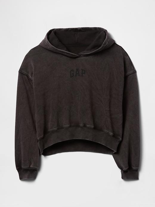 Vintage Soft Cropped Hoodie Product Image