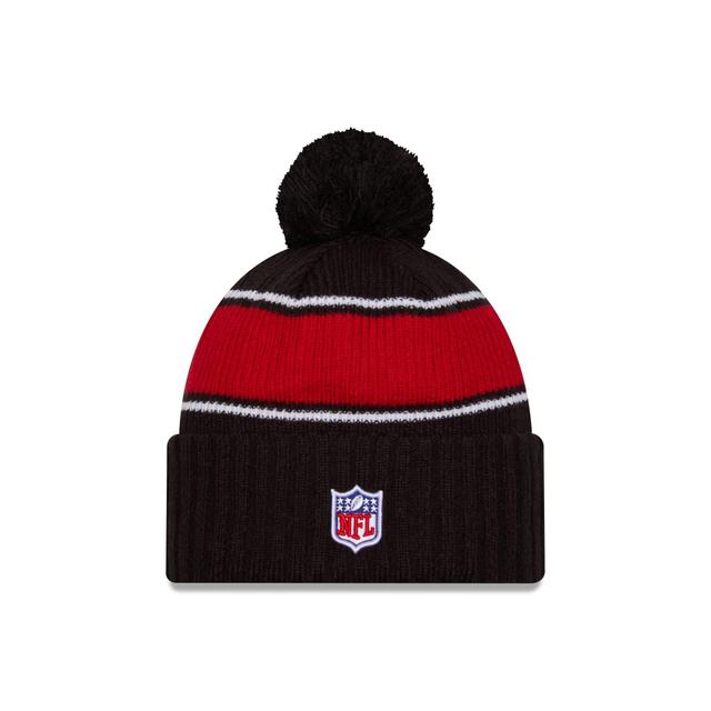 Atlanta Falcons 2024 Cold Weather Sport Pom Knit Hat Male Product Image