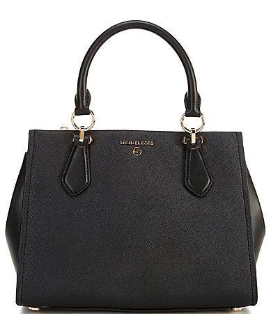 Michael Kors Marilyn Saffiano Leather Medium Satchel Bag Product Image