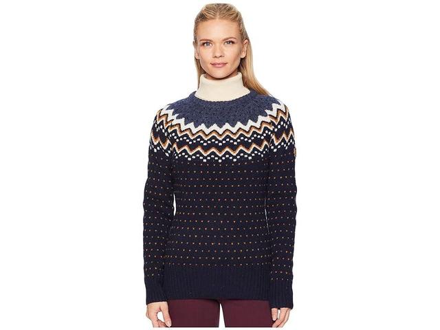 Fjallraven Ovik Knit Sweater (Dark ) Women's Sweater Product Image