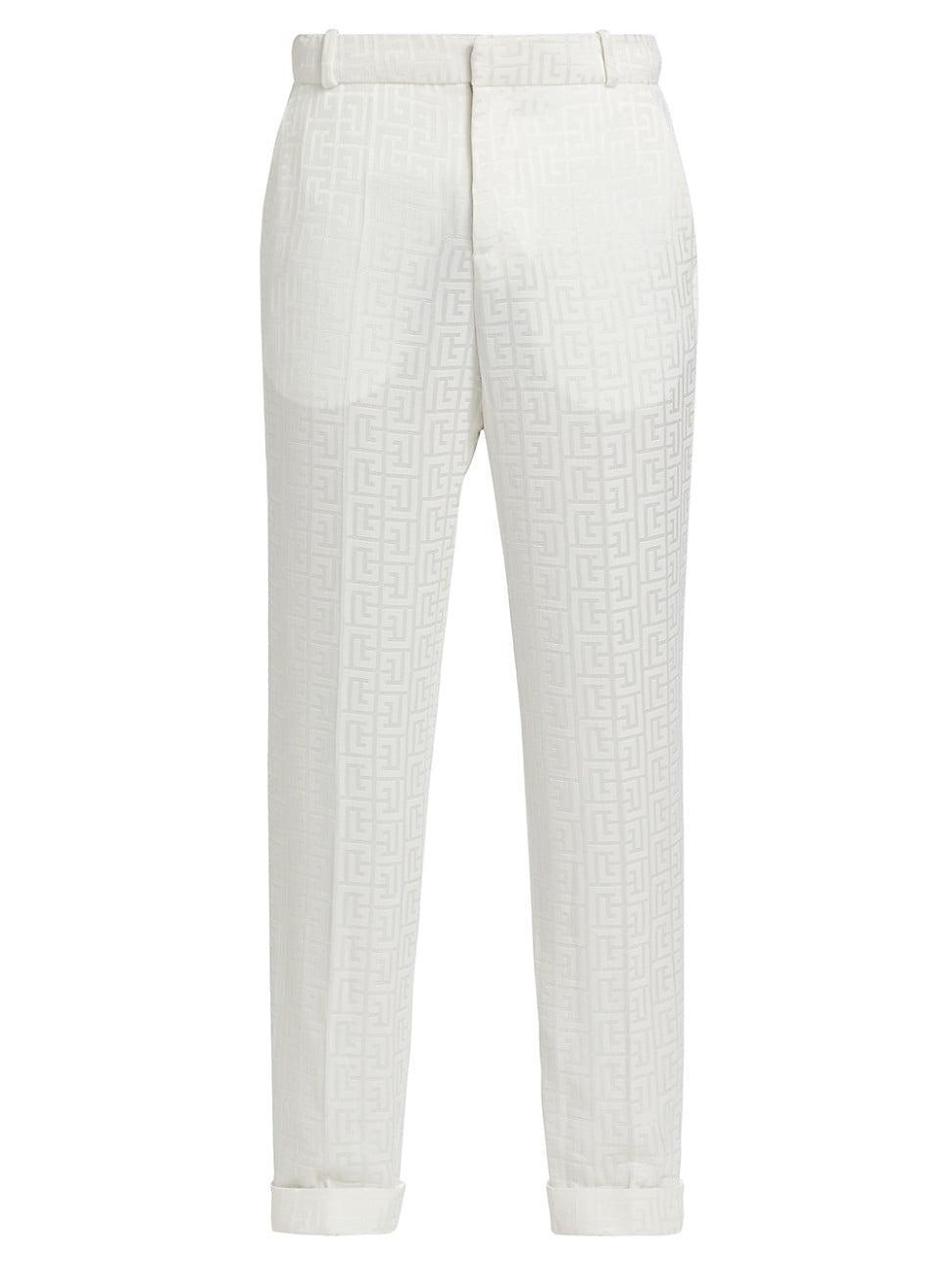 Mens Monogram Jacquard Trousers Product Image