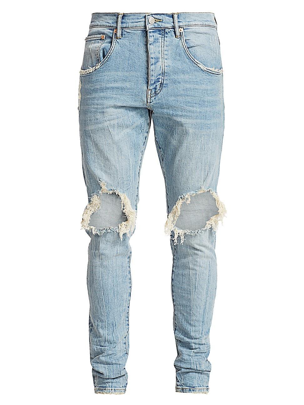 Mens P002 Repair Drop-Fit Skinny Jeans Product Image