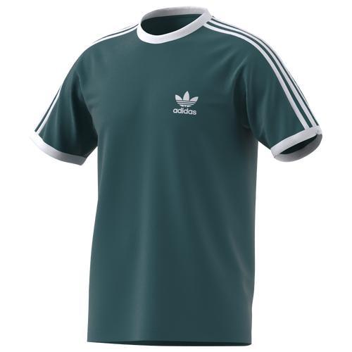 adidas Originals Mens adidas Originals 3 Stripe T-Shirt - Mens Teal/Multi Product Image