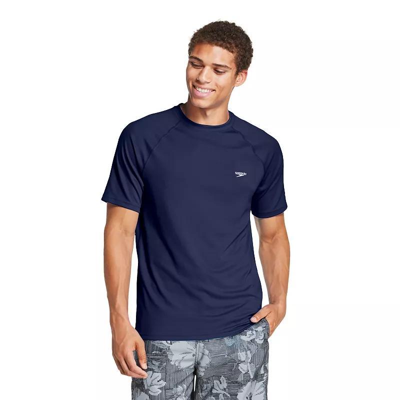 Mens Speedo Quick-Dry UPF 50+ Short Sleeve Swim Tee Product Image