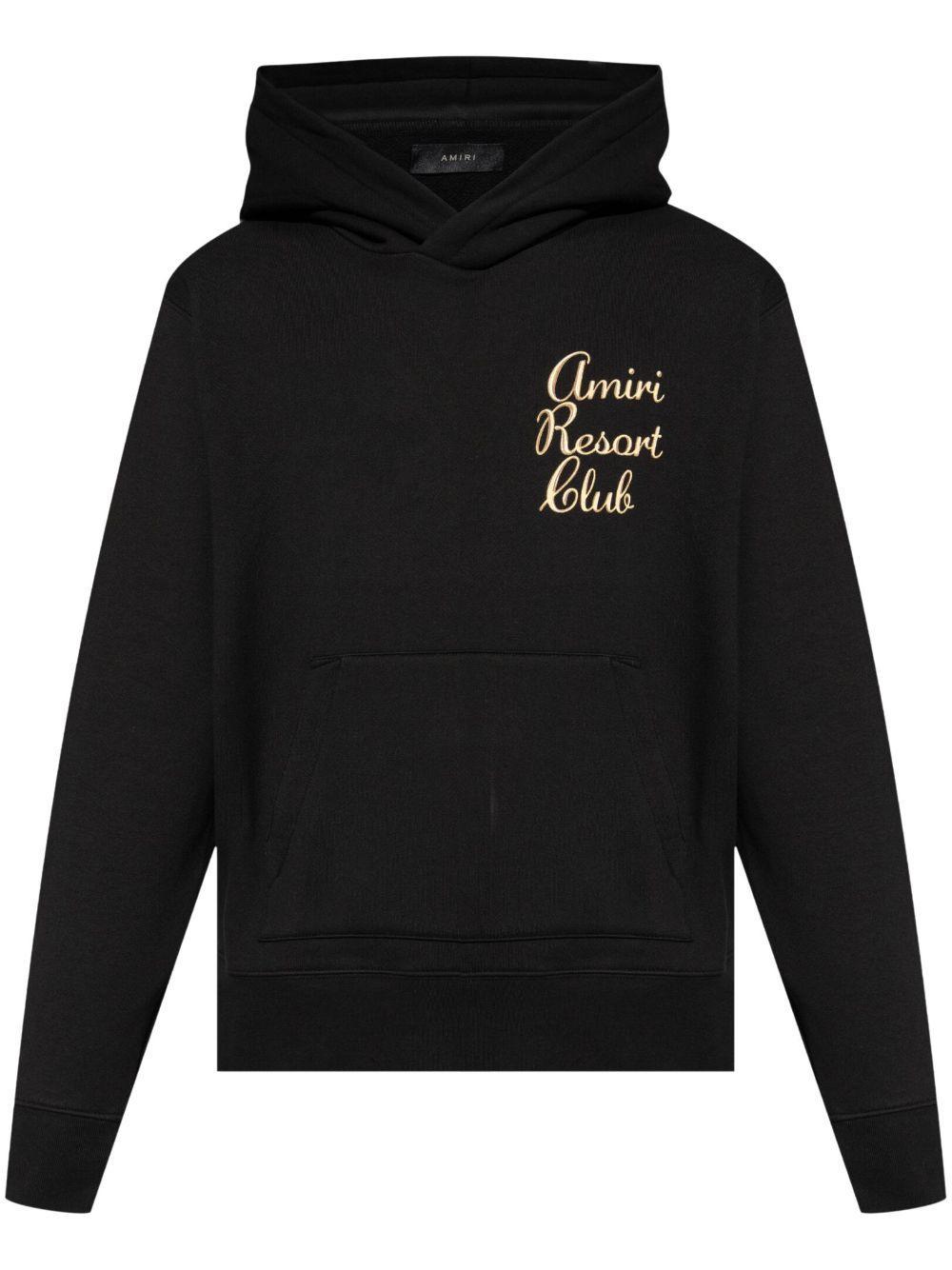 embroidered-logo hoodie Product Image