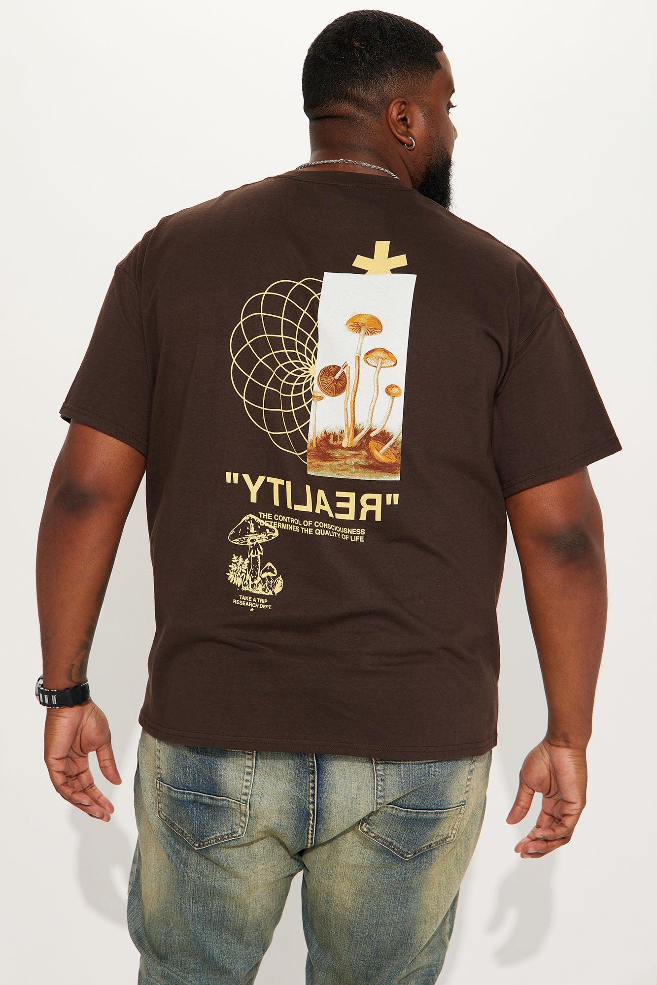 Reality Short Sleeve Tee - Brown Product Image