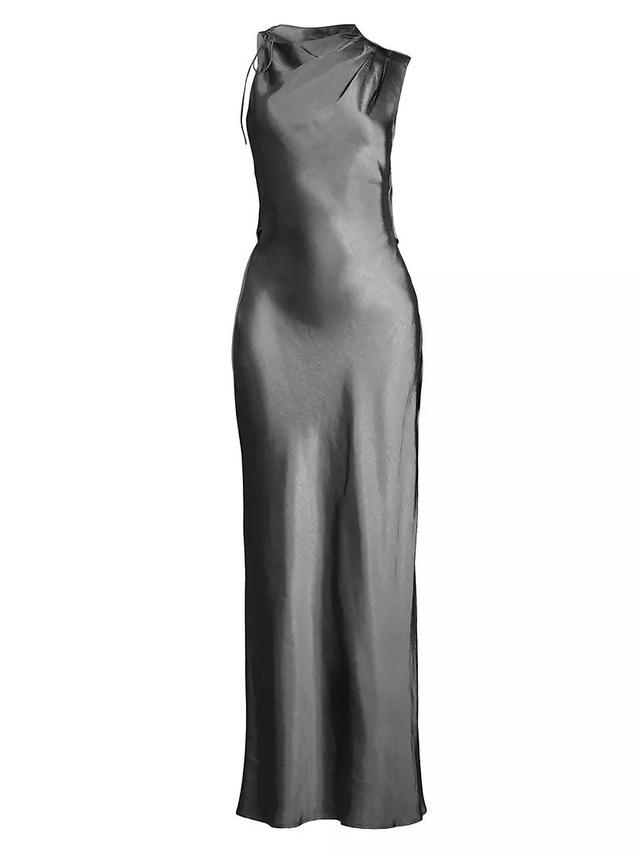 Santana Metallic Asymmetric Gown Product Image