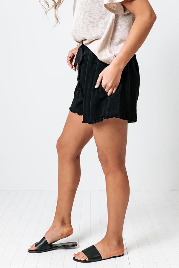 En Route Shorts In Black Product Image