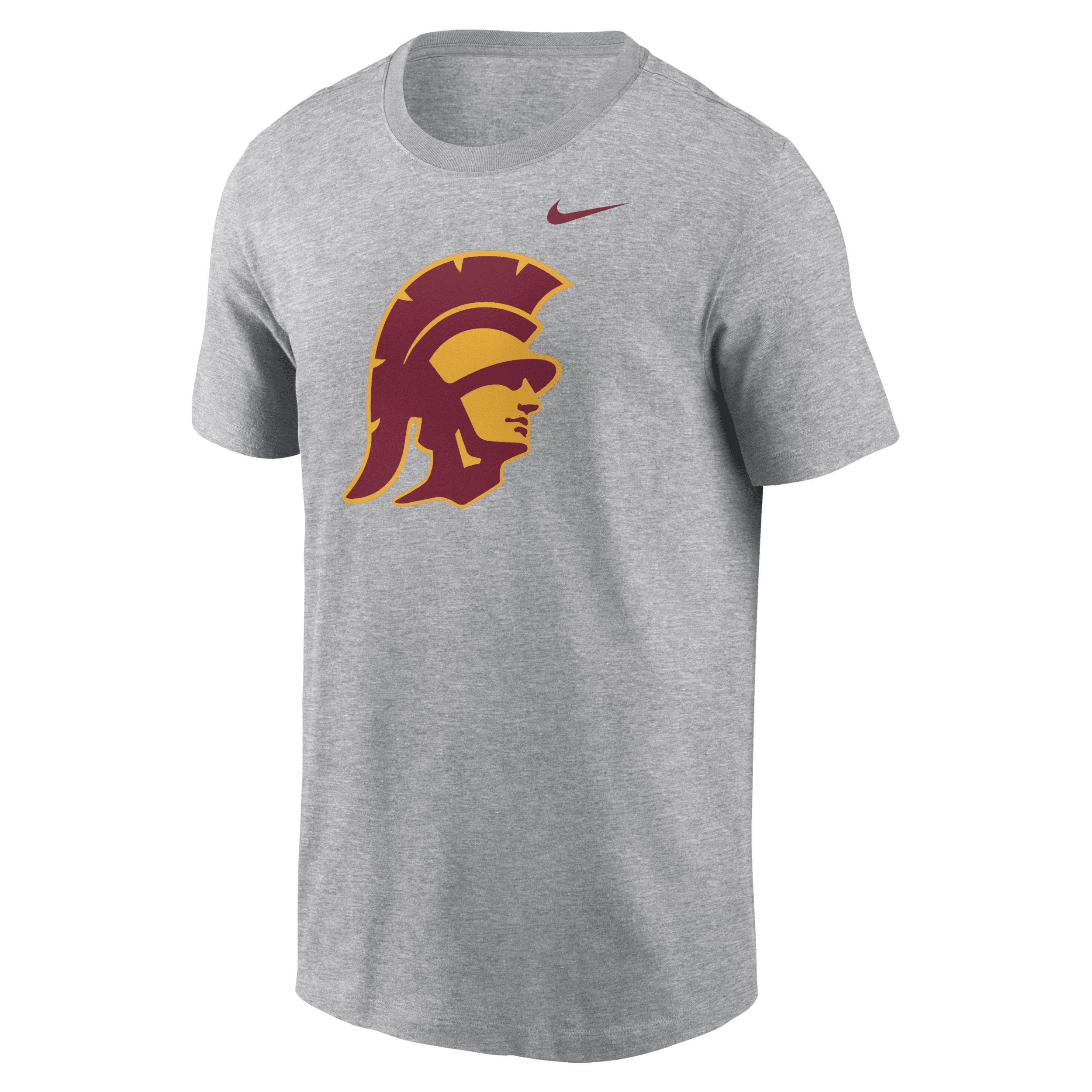 Mens Nike Heather Gray USC Trojans Primetime Evergreen Alternate Logo T-Shirt Product Image