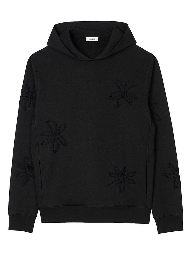 Mens Floral Hoodie Product Image