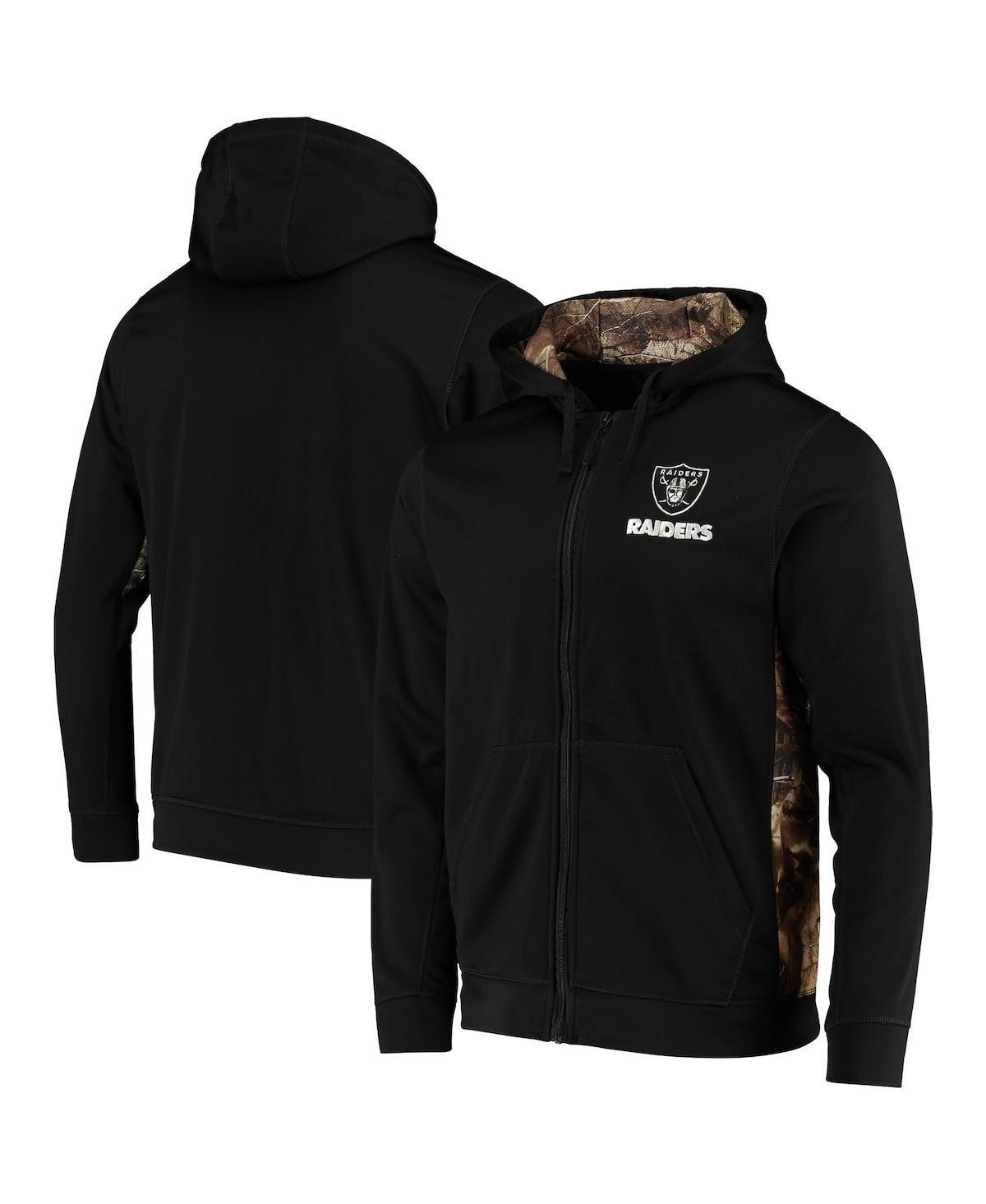 Mens Dunbrooke Black Las Vegas Raiders Decoy Tech Fleece Full-Zip Hoodie - Black Product Image