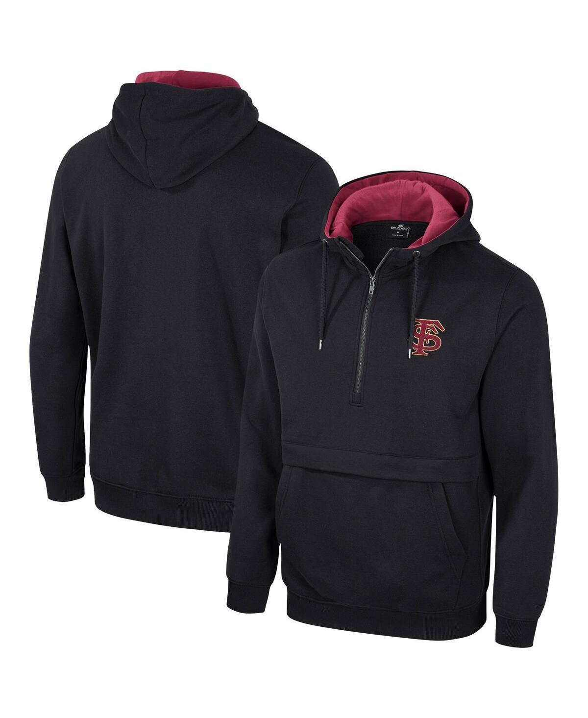 Mens Colosseum Wisconsin Badgers Half-Zip Hoodie Product Image