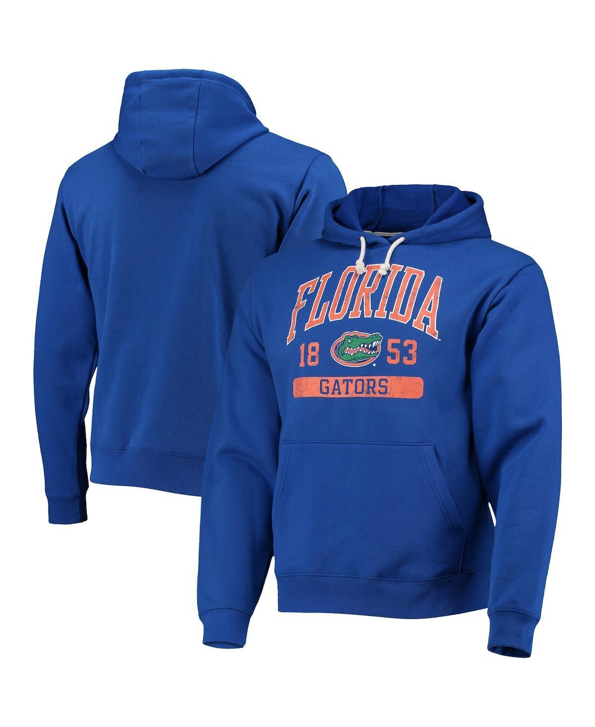 Mens League Collegiate Wear Royal Florida Gators Volume Up Essential Fleece Pullover Hoodie Product Image