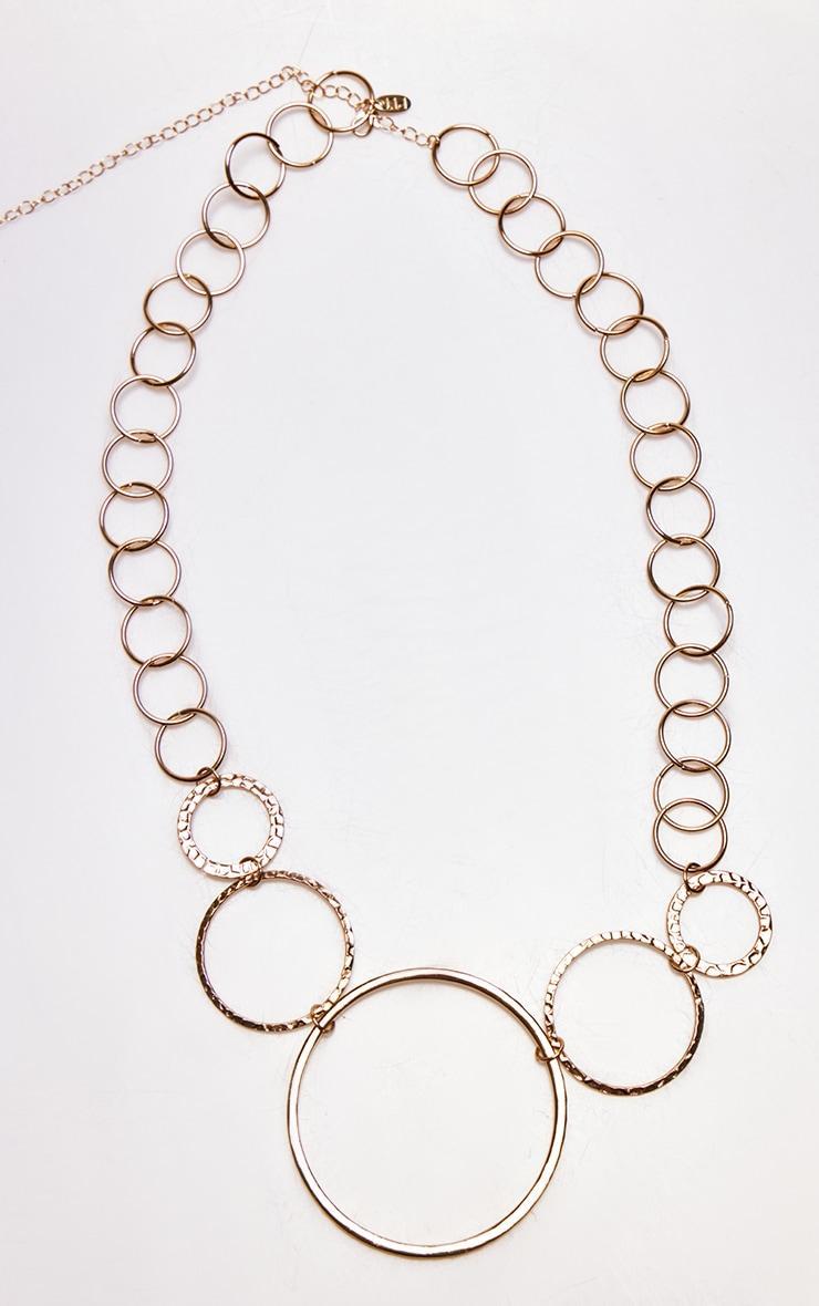 Gold Abstract Circle Belly Chain Product Image