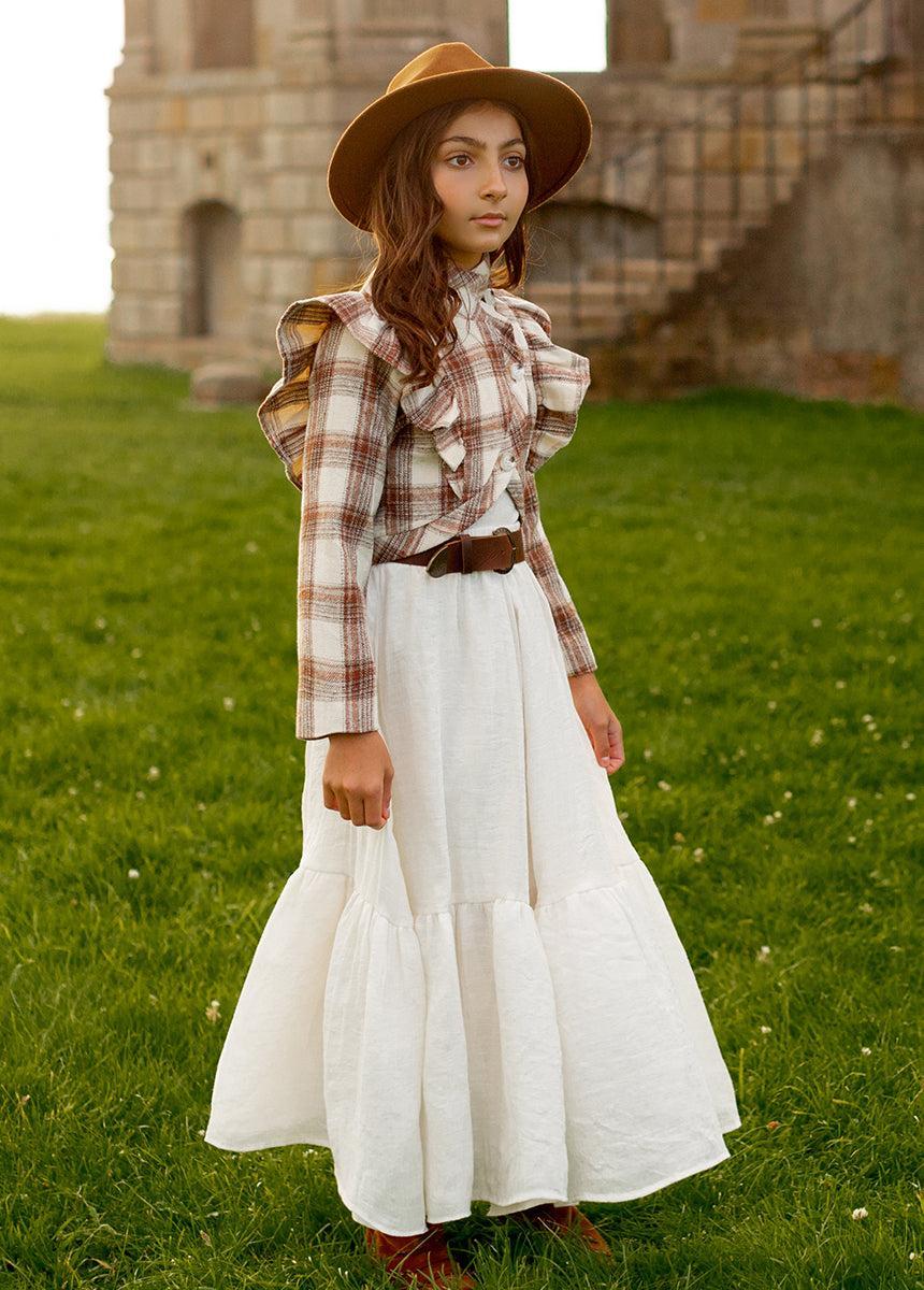 Annabel Skirt in Cream Product Image