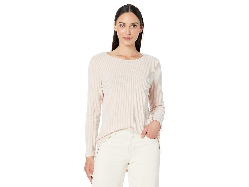 Calvin Klein Womens Ribbed Sweater Tunic - Heather Granite Product Image