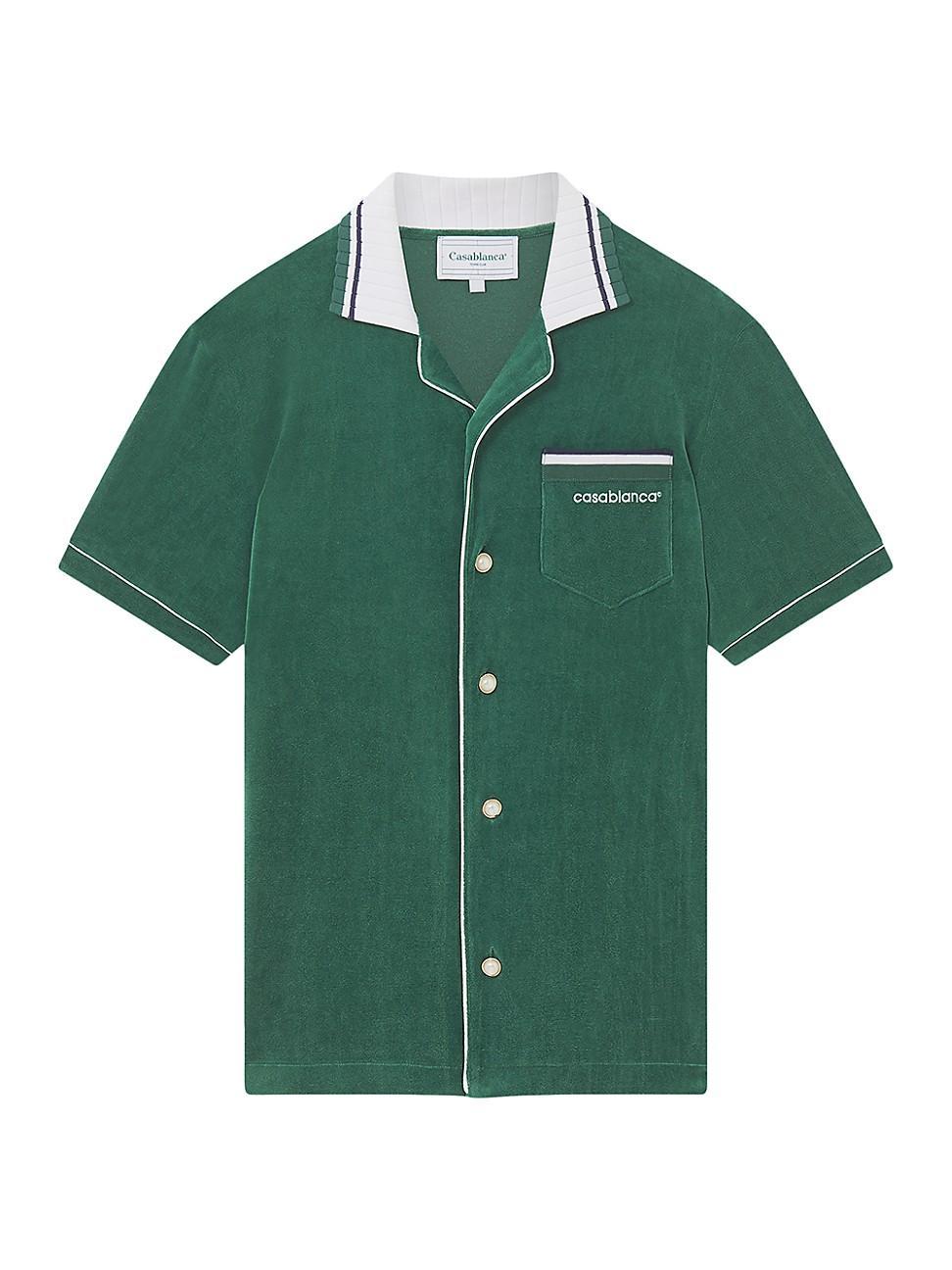 Mens Velour Camp Shirt Product Image