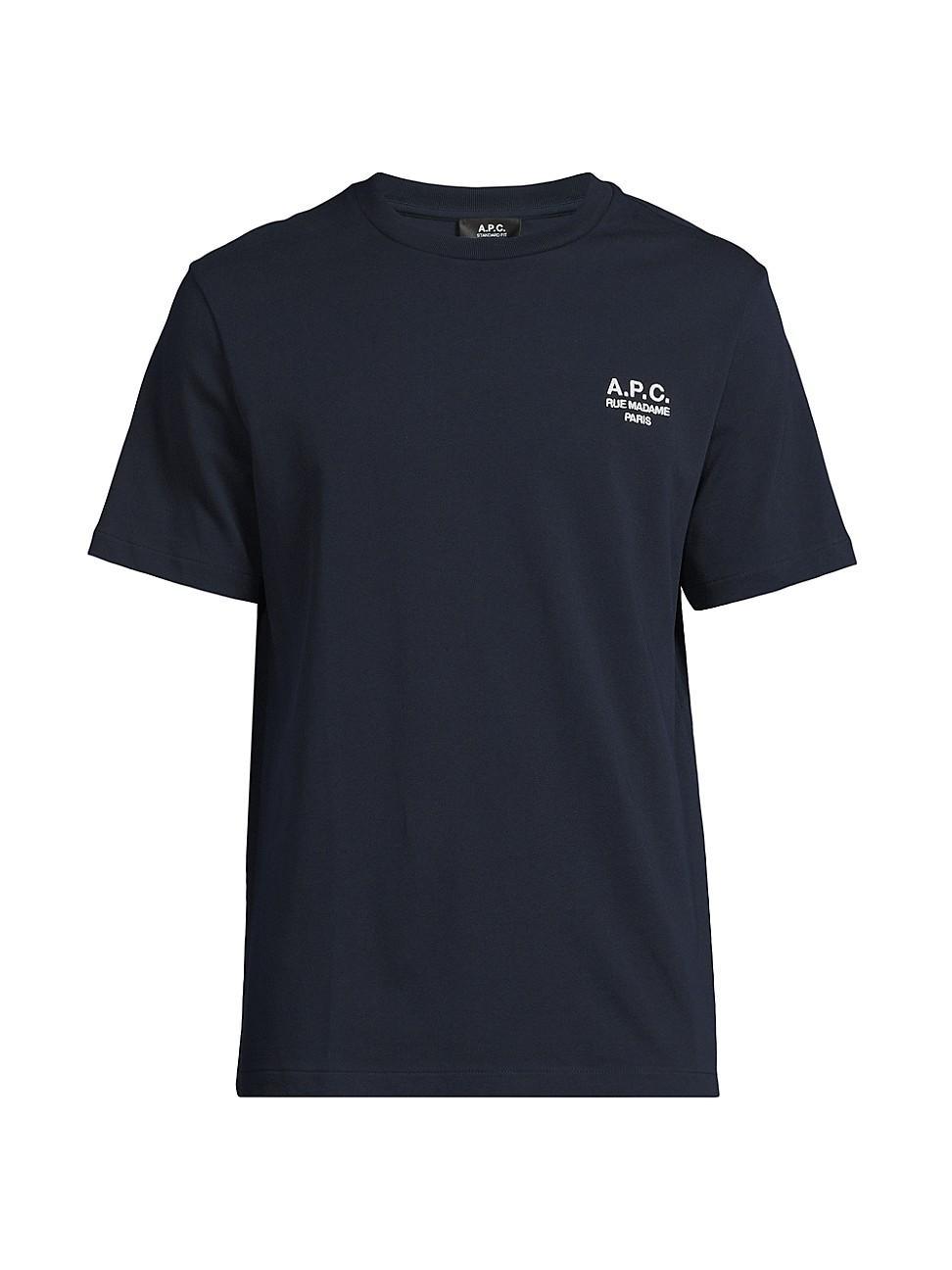 Mens Rue Madame Logo Cotton T-Shirt Product Image