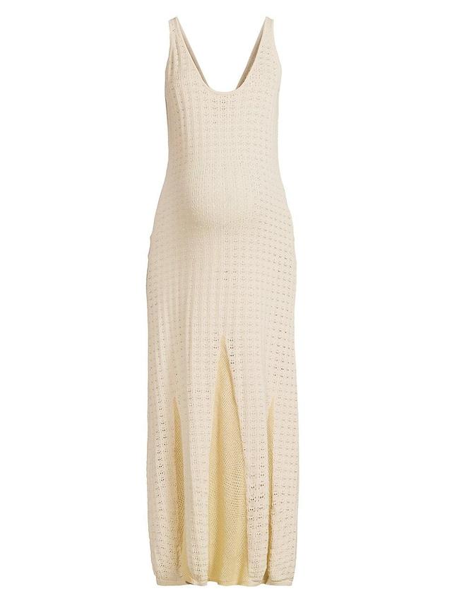 Womens The Naomi Pointelle Maxi Dress Product Image