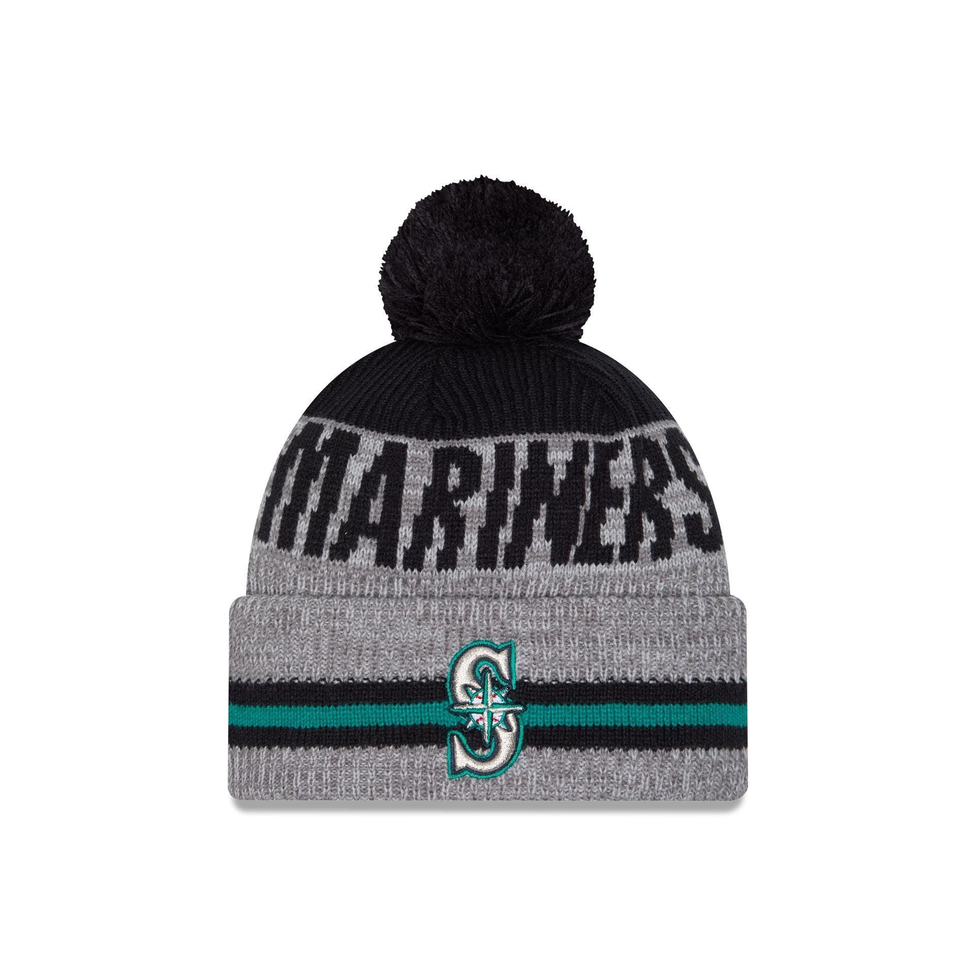 Seattle Mariners Runner Pom Knit Hat Male Product Image