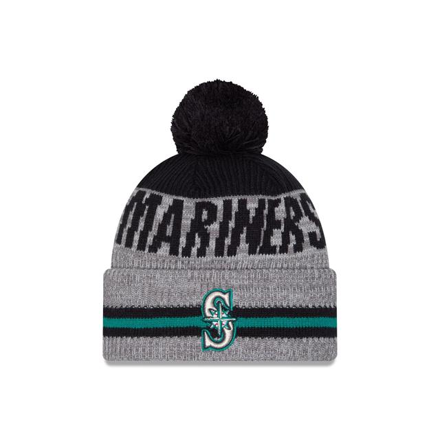 Seattle Mariners Runner Pom Knit Hat Male Product Image