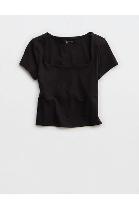 OFFLINE By Aerie Real Me Square Neck T-Shirt Women's Product Image