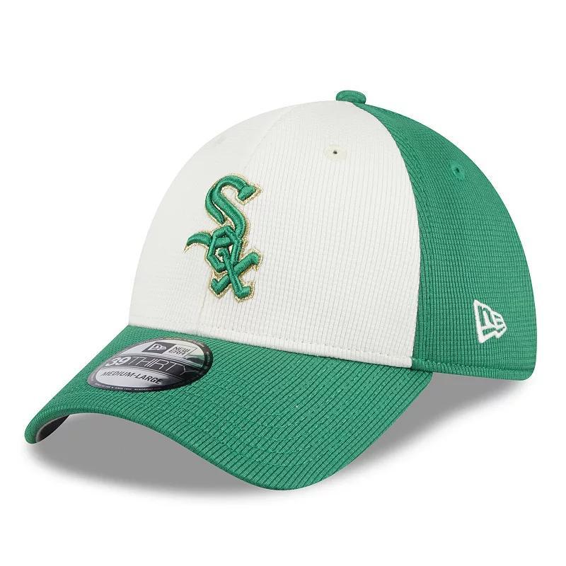 Mens New Era /Green Chicago Sox 2024 St. Patricks Day 39THIRTY Flex Fit Hat Product Image