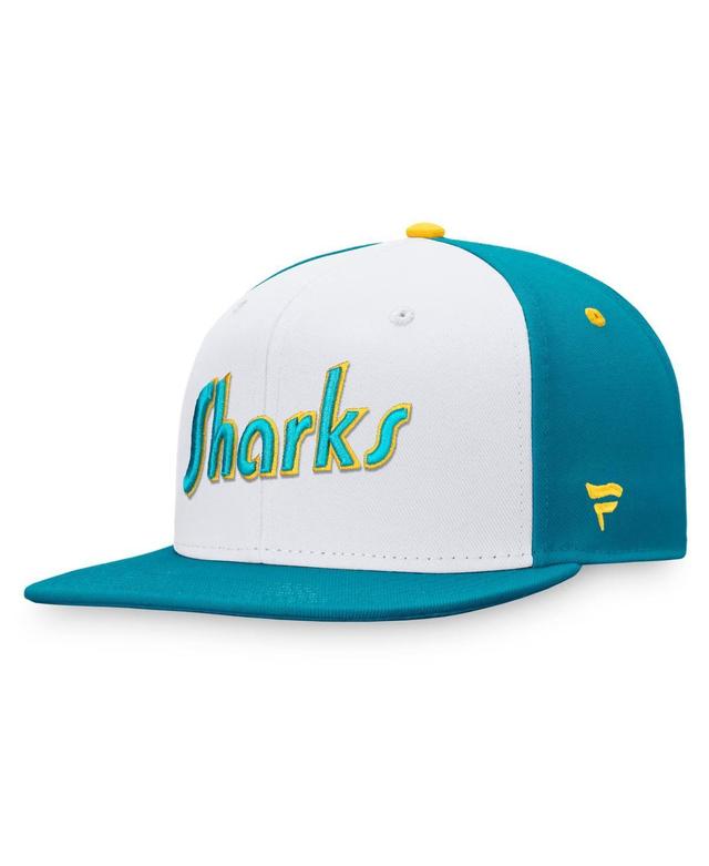 Fanatics Mens White San Jose Sharks Special Edition 2.0 Snapback Hat - White Product Image