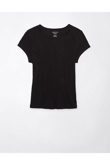 AE Hey Baby Short-Sleeve Ribbed Tee Women's Product Image