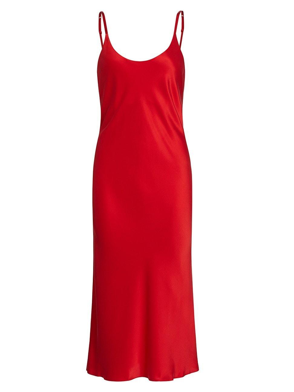 Womens Washable Bias Silk Slip Dress Product Image