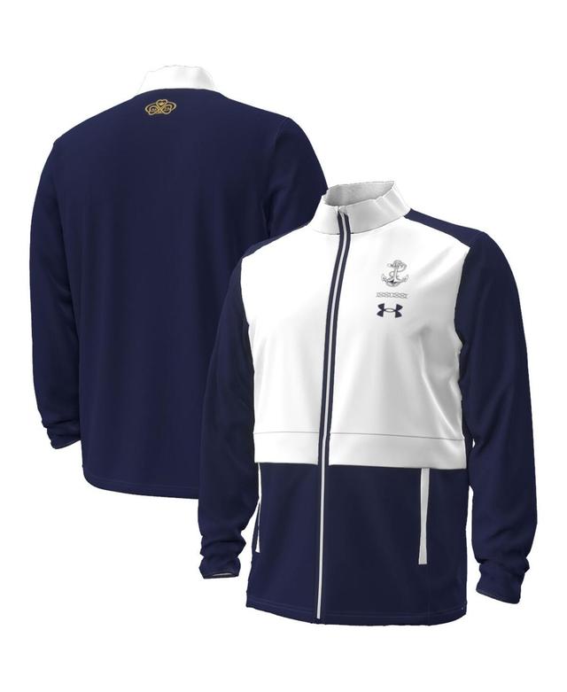 Mens Under Armour Navy Navy Midshipmen 2023 Aer Lingus College Football Classic Full-Zip Jacket Product Image