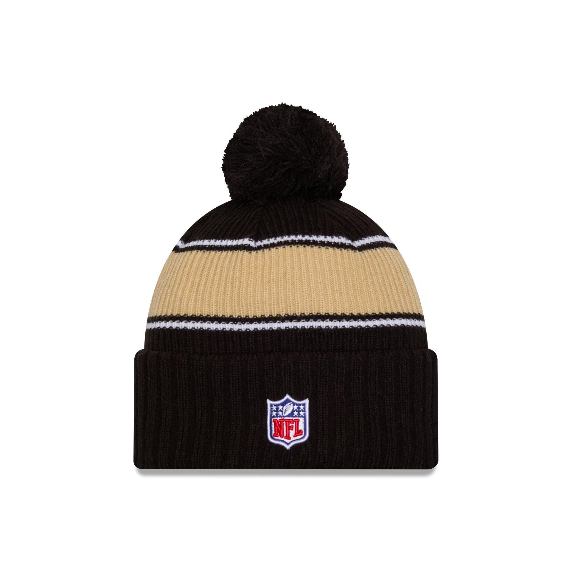 New Orleans Saints 2024 Cold Weather Sport Pom Knit Hat Male Product Image