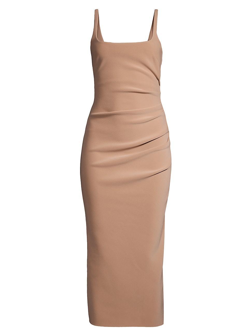 Womens Karina Tuck Midi-Dress Product Image