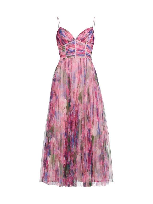 Womens Madison Tulle Midi-Dress Product Image