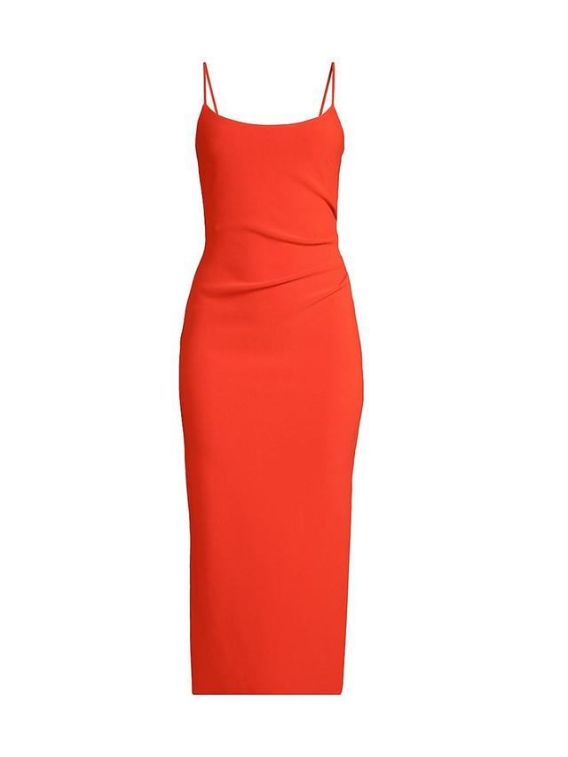 Womens Jessi Drape Midi-Dress Product Image