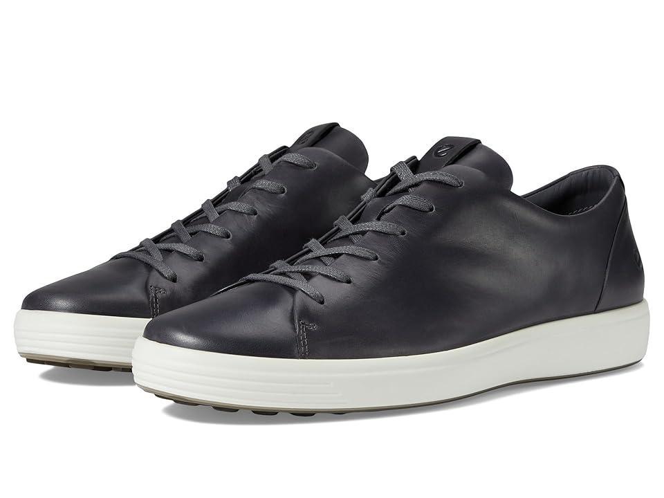 ECCO Soft 7 Premier Sneakers (Magnet) Men's Shoes Product Image