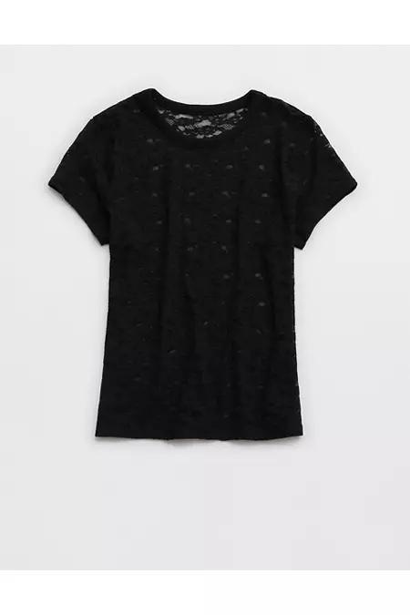 Aerie Lace Vintage T-Shirt Women's Product Image