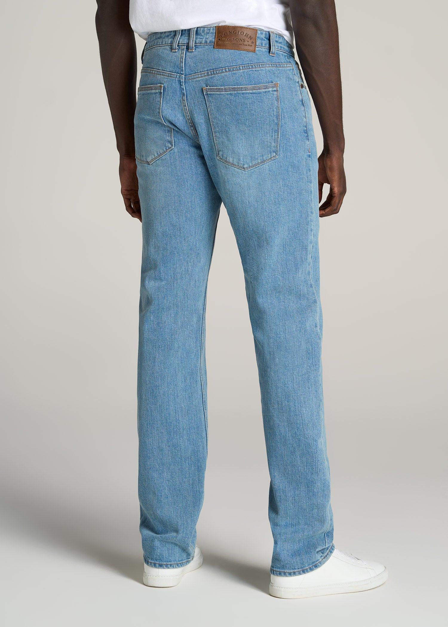 LJ&S STRAIGHT LEG Jeans for Tall Men in Heritage Faded Male Product Image