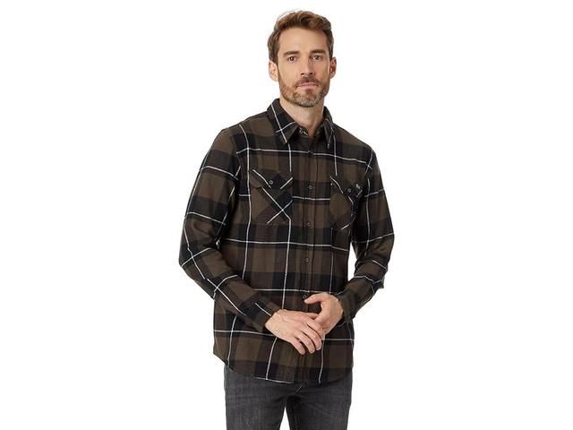 Salty Crew First Light Flannel Brown) Men's Clothing Product Image