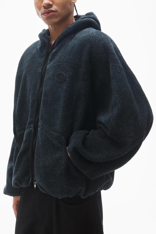 Oversize Zip-up Hoodie In Cotton Product Image