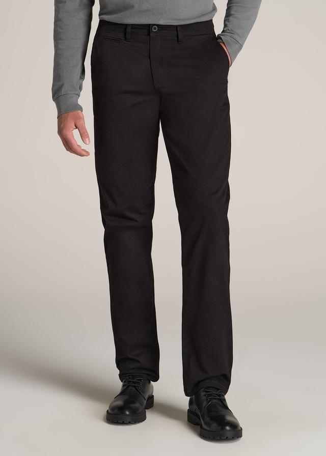 J1 STRAIGHT Leg Chinos in Black - Pants for Tall Men Male Product Image