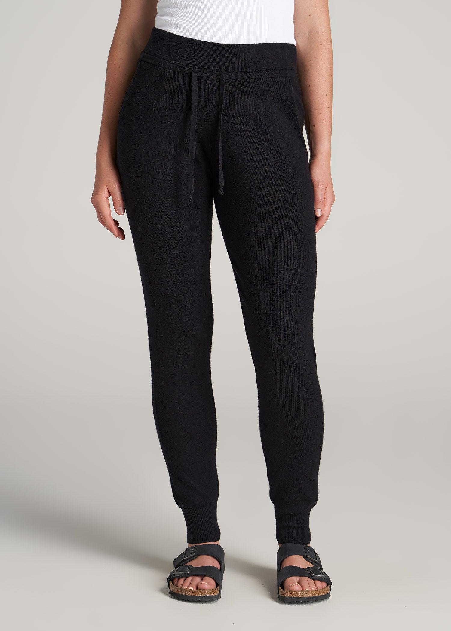 Women's Tall Knit Lounge Jogger in Black Female Product Image