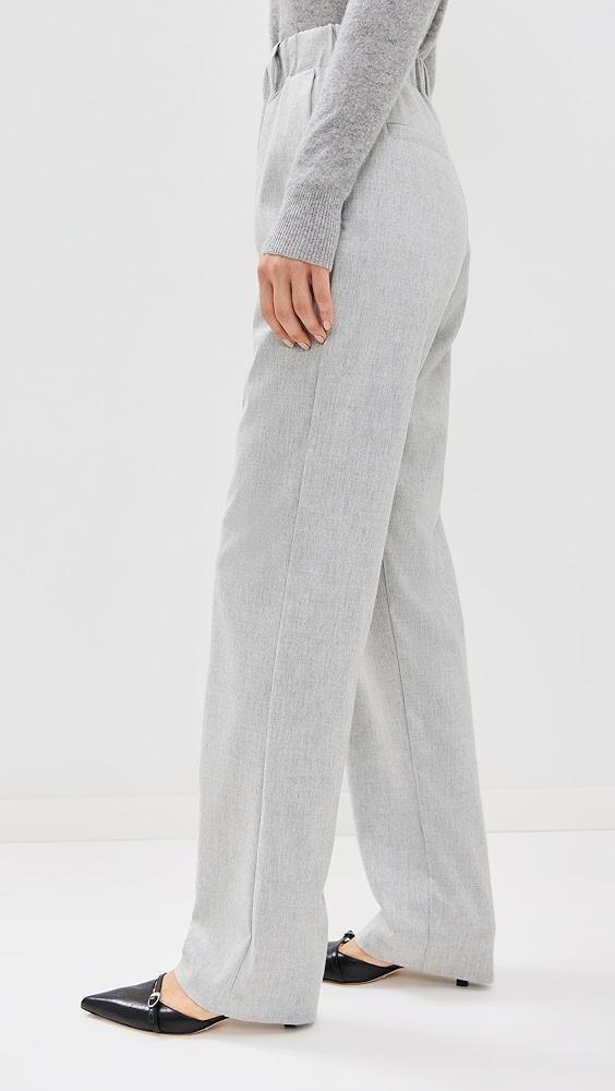 Enza Costa Wool Suiting Pull On Trousers | Shopbop Product Image