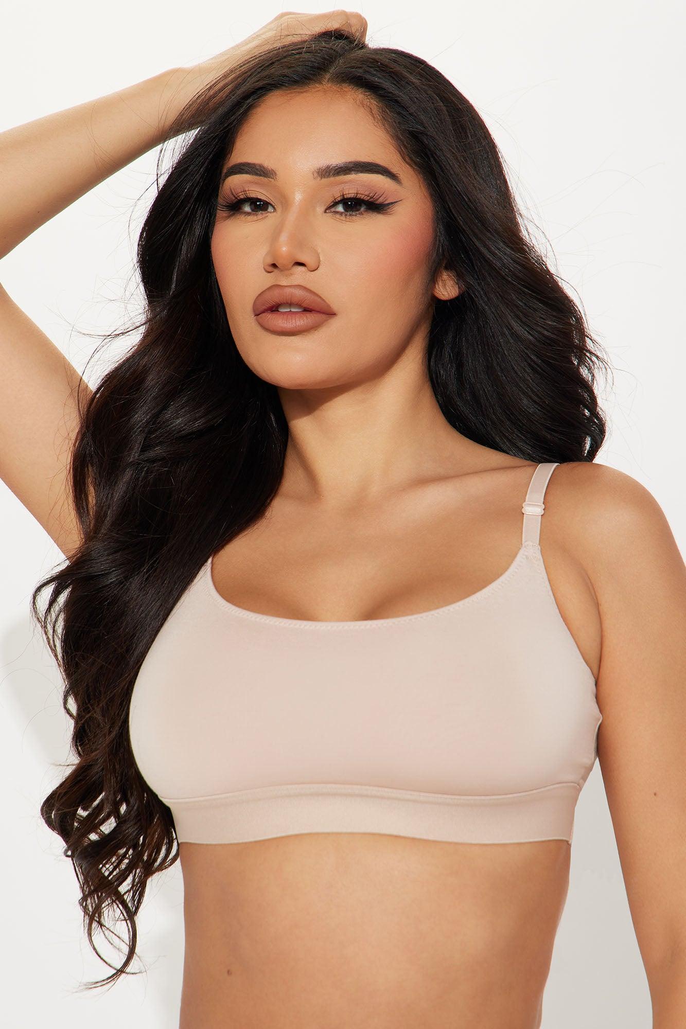 Lazy Daydream Scoop Bralette - Taupe Product Image