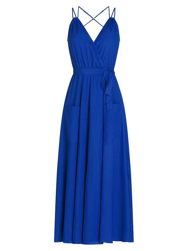 Womens Amelia Crpe De Chine Maxi Dress Product Image