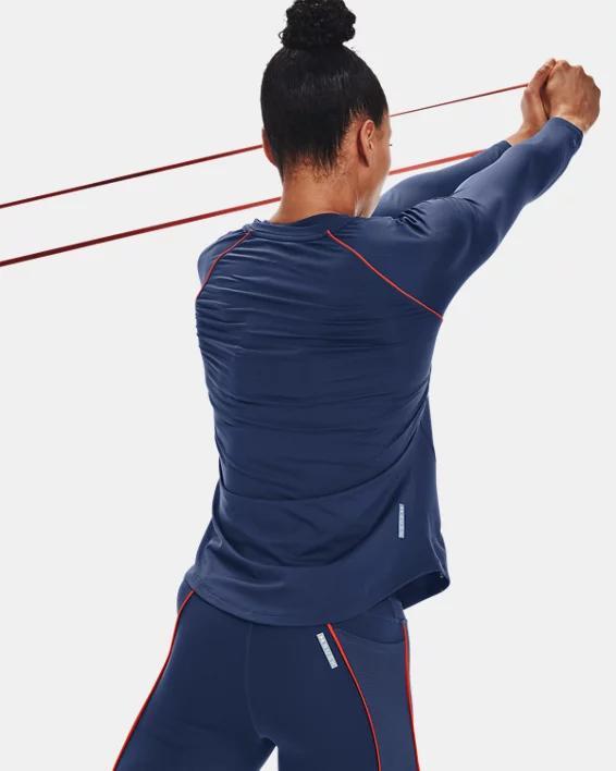 Women's UA RUSH™ HeatGear® Mesh Long Sleeve Product Image