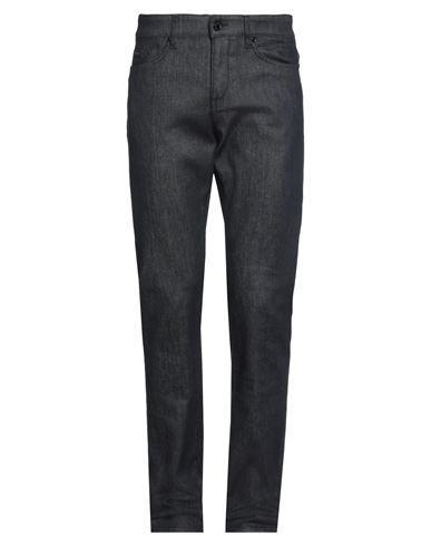 HUGO BOSS Slim-fit Jeans In Black Performance-stretch Knitted Denim Product Image