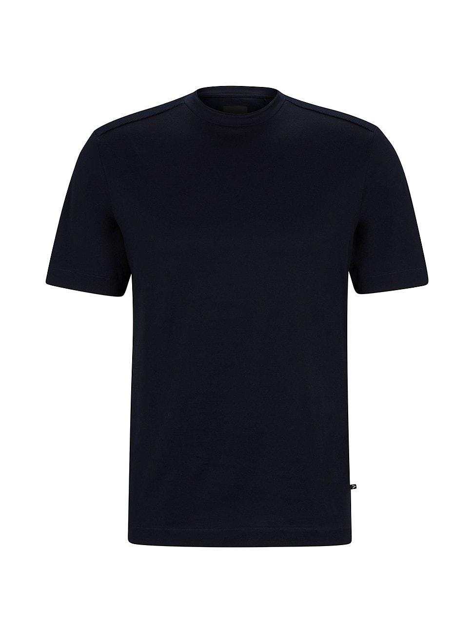 Mixed-Material T-Shirt Product Image