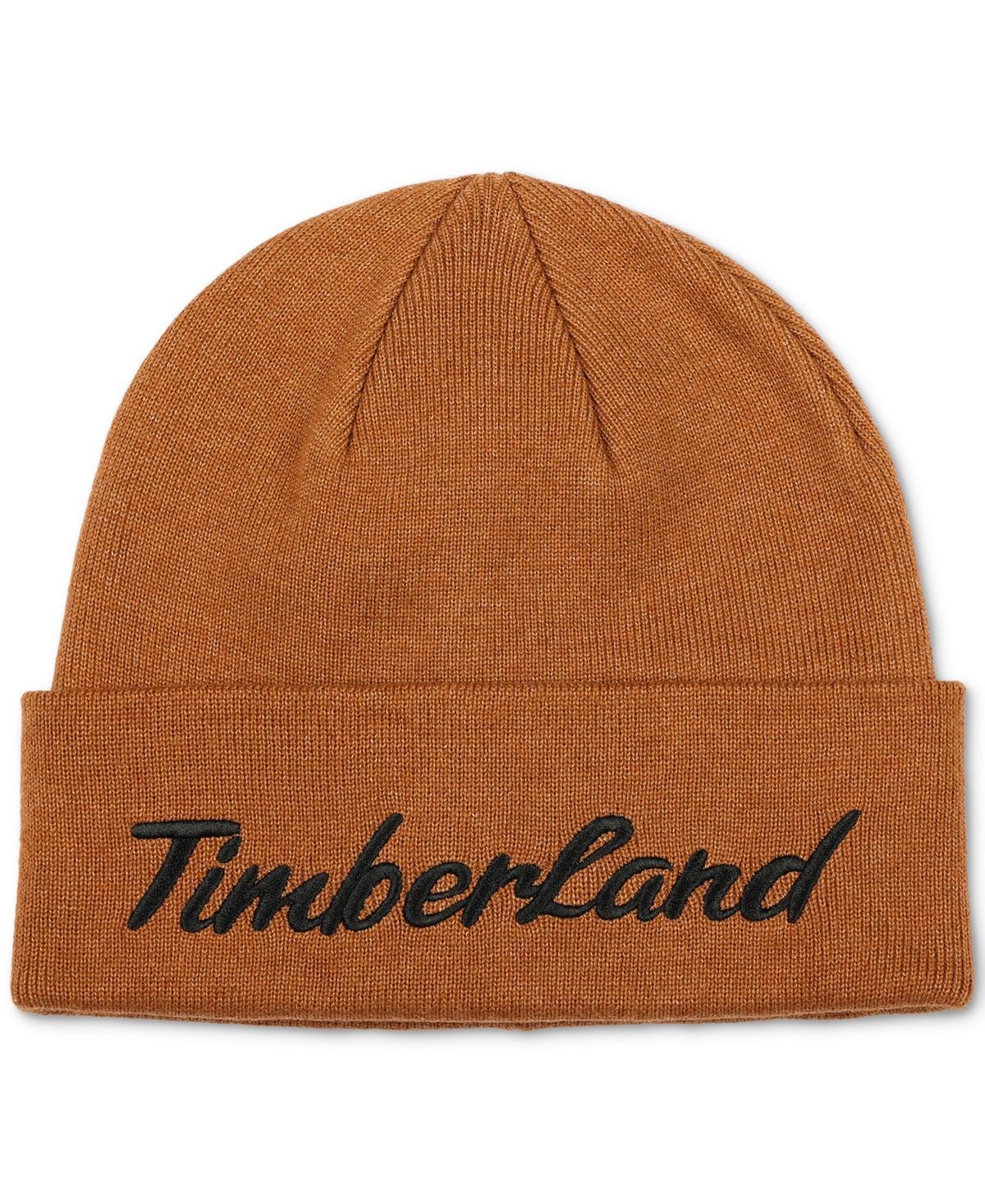 Timberland Mens Cuffed Embroidered Logo Beanie Product Image